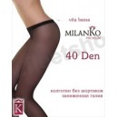 Женские колготки 40 DEN без шортиков с заниженной талией MilanKo
