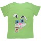 Оригинальная детская футболка для девочек с принтом Зайка.