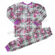 Пижама для девочек с набивными рисунками. Ткань двунитка с начесом.