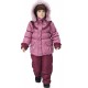 Комплект зимний для девочек, Куртка + Полукомбинезон, Снежинка