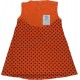 Платье горошек "Кокетка" для девочек. Ткань кулирка.