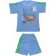 Комплект для мальчиков комбинированные футболка и шорты с принтом Машина Driver. Ткань кулирка. 