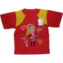 Комбинированная футболка для девочек с принтом Девочка. Ткань кулирка