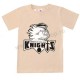Детская однотонная футболка для мальчиков с принтом "Knights". Ткань кулирка.