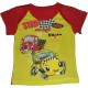 Двухцветная футболка для мальчика с принтом Start Raser